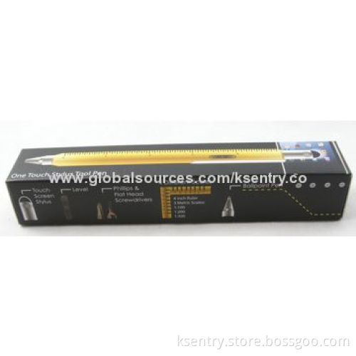 6-in-1 Tech Tool Stylus Touch Pen